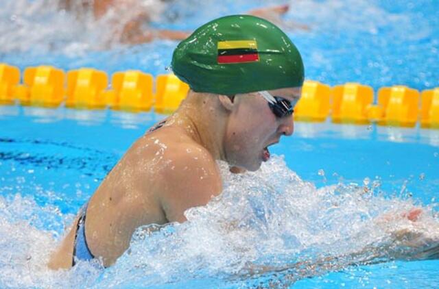 Rūta Meilutytė nepateko į 100 m plaukimo laisvuoju stiliumi pusfinalį