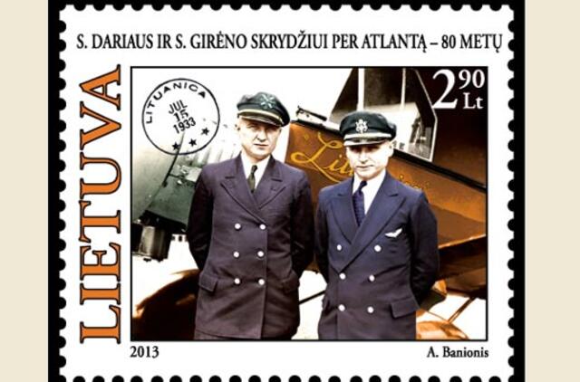 Dariaus ir Girėno skrydį per Atlantą įamžins pašto ženklas