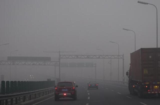 Dėl didelio oro užterštumo Pekine ženkliai sumažėjo turistų