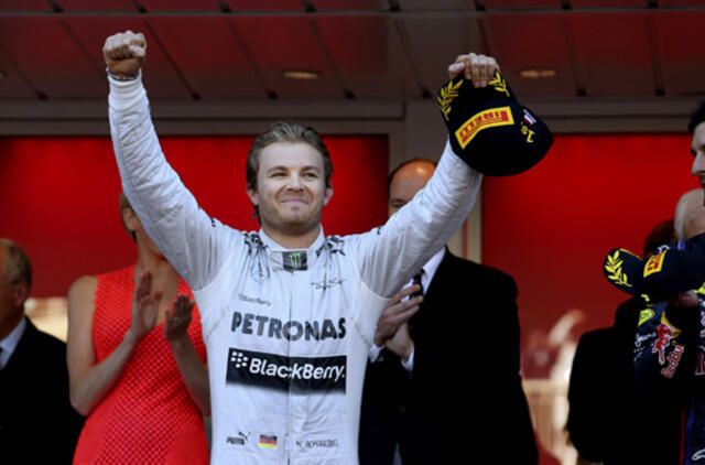 Vokietijos "Grand Prix" lenktynes laimėjo Nikas Rosbergas