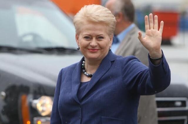 Dalia Grybauskaitė: balsavau už Donaldą Tuską