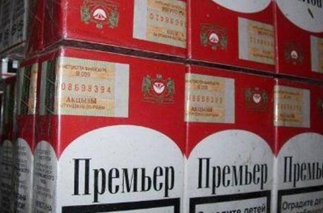 Baigtas tyrimas dėl didelio kiekio baltarusiškų cigarečių