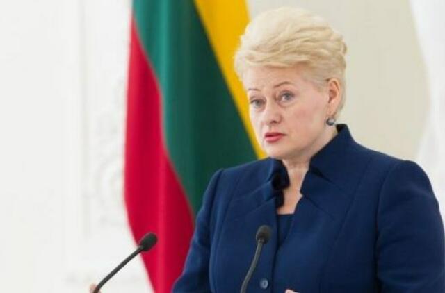 Dalia Grybauskaitė: investicijoms bus keliami nacionalinio saugumo reikalavimai