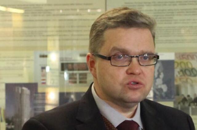 Lietuvos banko vadovas ramina gyventojus dėl euro kurso ir klastočių