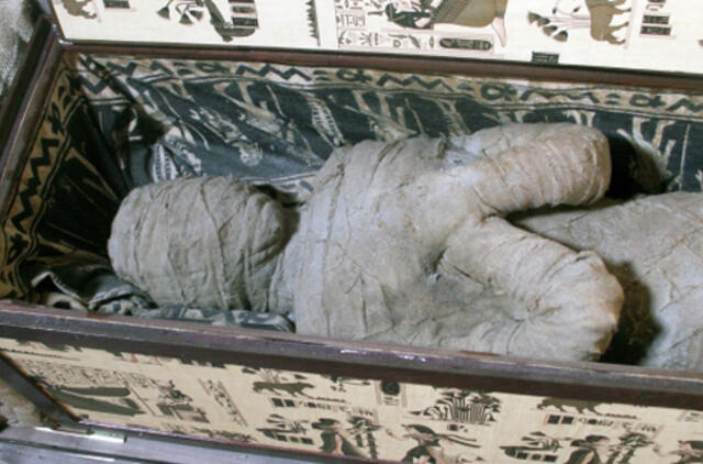 1000 metų senumo vienuolio mumija rasta statuloje
