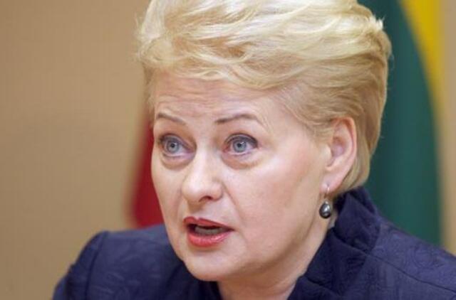 Dalia Grybauskaitė: Lietuva nepritaria privalomam pabėgėlių perkėlimui