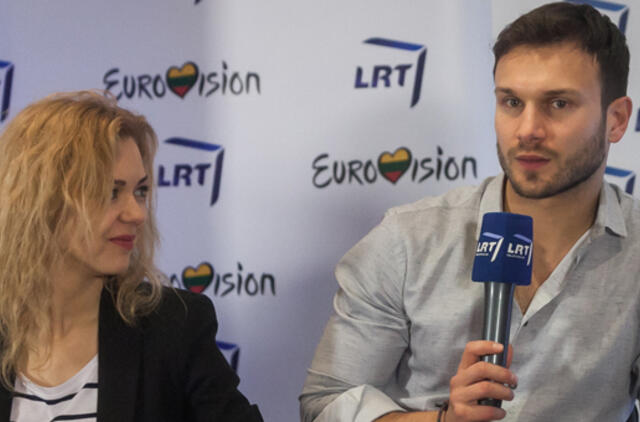 Monika Linkytė ir Vaidas Baumila išvyksta į 60-ąjį Eurovizijos" dainų konkursą