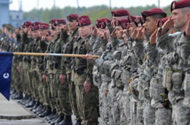 Bendriems mokymams į Lietuvą atvyksta 4-osios JAV divizijos kariai
