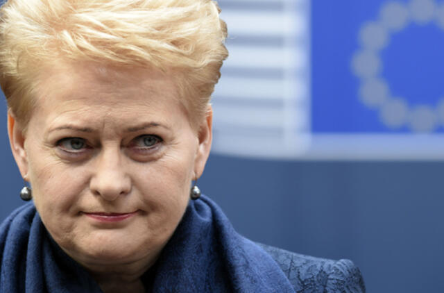 Dalia Grybauskaitė kritikuoja bandymą gelbėti LJL