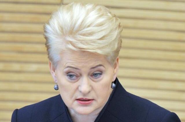 Daliai Grybauskaitei iškilo didelis pavojus