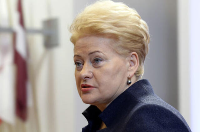 Dalia Grybauskaitė: Ginklo panaudojimas buvo perteklinis