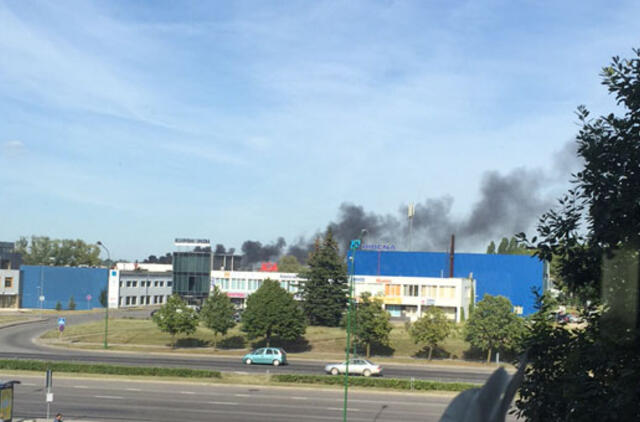 Klaipėdos LEZ teritorijoje kilo gaisras