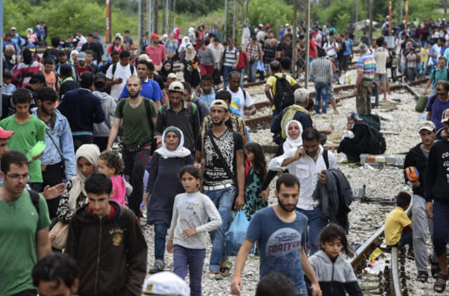 Makedonija įsileido visus 1 500 pasienyje įstrigusių pabėgėlių