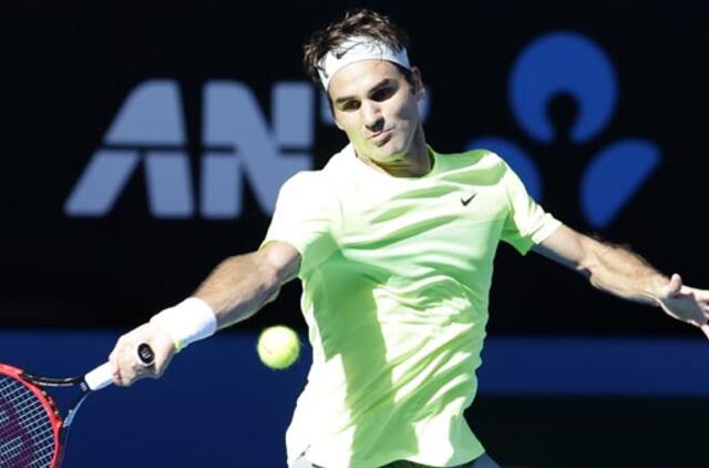 Šveicaras Rodžeris Federeris pateko į "US Open" turnyro aštuntfinalį