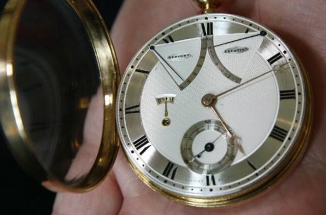 Pirmosios pasaulyje naujienų agentūros įkūrėjo laikrodis parduotas už daugiau kaip 3 milijonus dolerių