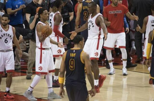 "Raptors" išlygino NBA Rytų konferencijos finalo serijos rezultatą - 2:2