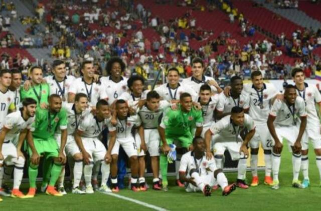"Copa America" čempionato bronza atiteko Kolumbijos futbolininkams