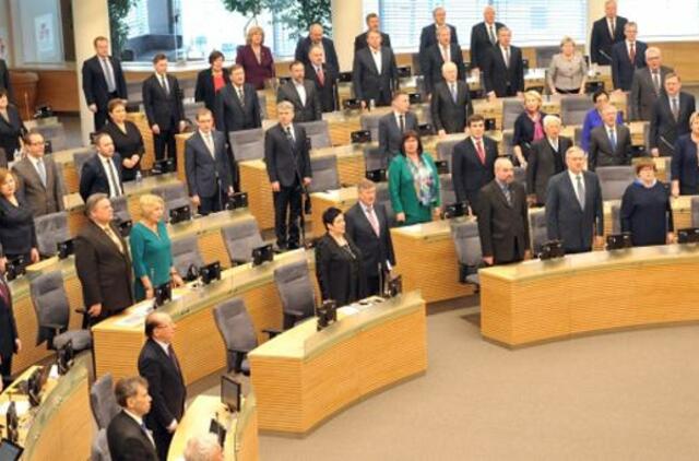 2012-2016 m. kadencijos Seimo darbai nuėjo į istoriją