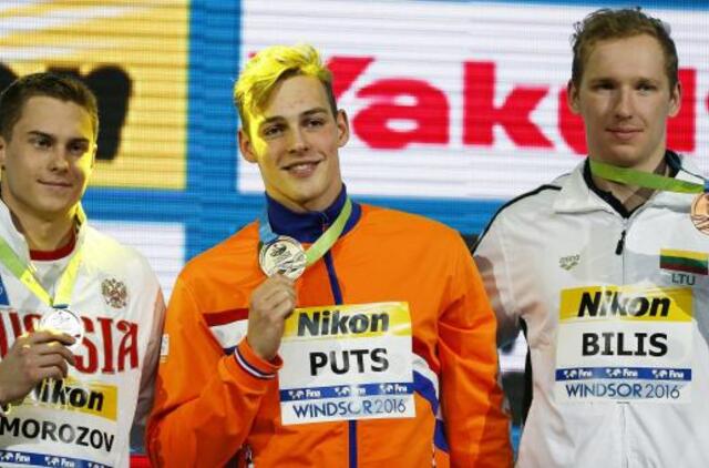 Simonas Bilis iškovojo pasaulio čempionato bronzos medalį