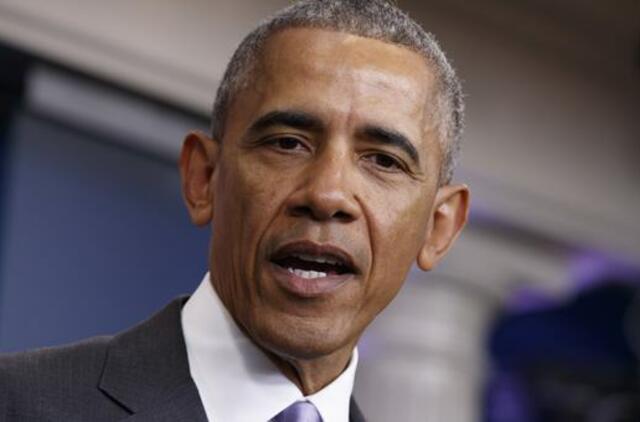 Daugiau kaip 60 procentų amerikiečių teigiamai vertina Barako Obamos darbą JAV prezidento poste