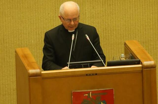 Arkivyskupas Sigitas Tamkevičius: laisvę reikia statyti ant tiesos, dorybių, ypač meilės bei pagarbos žmogui uolos
