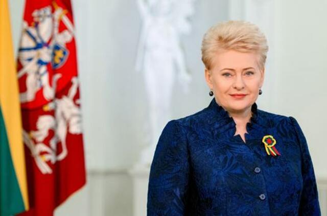 Dalia Grybauskaitė: būkime verti savo laisvės