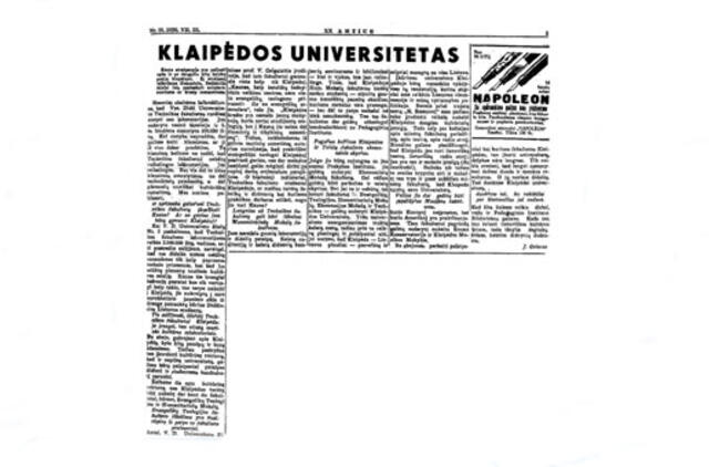 Klaipėdos universitetas geopolitiniame kontekste