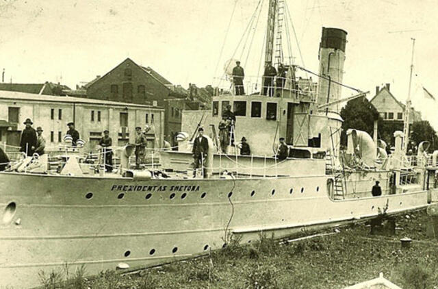 Sutinkami mokslininkai, atradę nuskendusį Lietuvos karo laivą „Prezidentas Smetona“