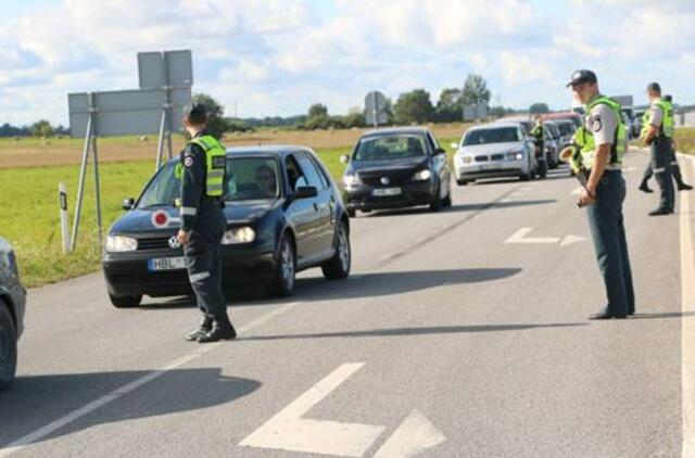Klaipėdos rajone reido metu patikrinti 656 automobiliai