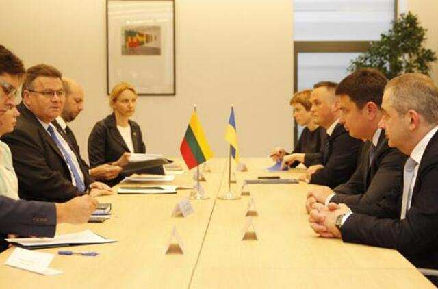 Linas Linkevičius: Lietuva remia Ukrainos pastangas įveikti korupciją
