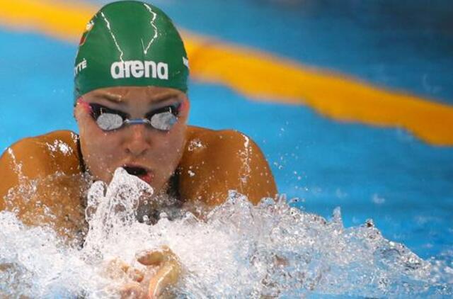 Rūta Meilutytė Maskvoje pateko į finalą 200 m plaukimo krūtine rungtyje