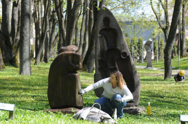Skulptūrų parką tvarkys trimis etapais