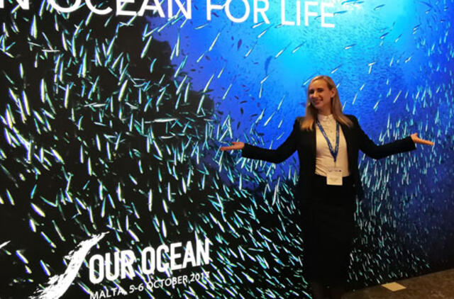 KU doktorantė dalyvavo „Jaunųjų vandenyno lyderių susitikime“ ir „OurOcean 2017“ konferencijoje Maltoje