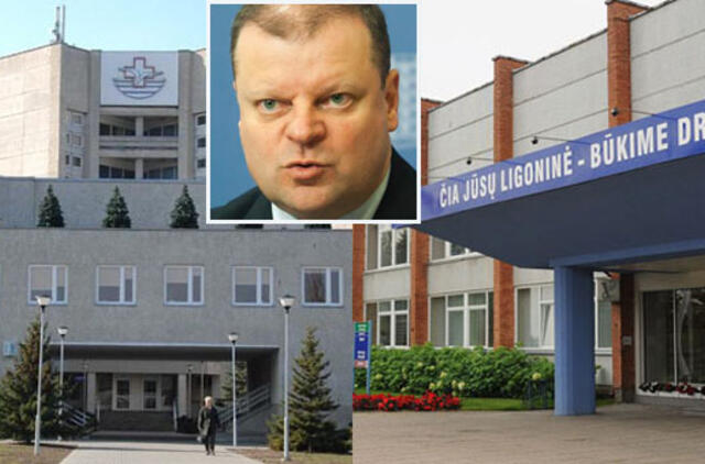 Premjeras nori sujungti Klaipėdos ligonines