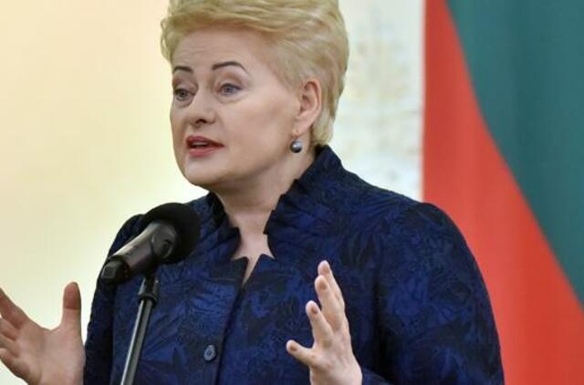 Prezidentė: tapdama EBPO nare, Lietuva įgaus dar svaresnį tarptautinį balsą