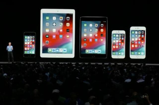 "Apple" pristatė naują operacinę sistemą, pagreitinančią senus "iPhone"