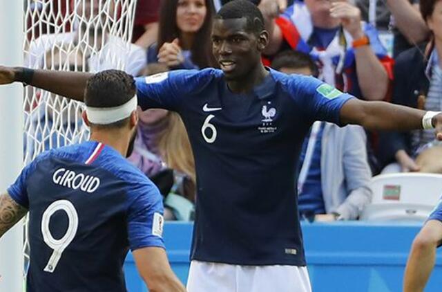 Prancūzijos futbolininkai išplėšė pergalę prieš australus