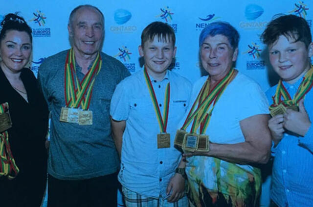 Sportiškajai Nikitinų šeimynai - net 14 medalių