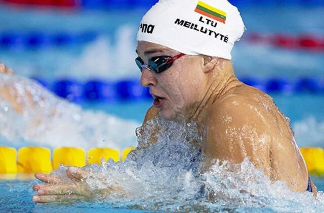 Plaukikė Rūta Meilutytė 50 m krūtine rungtyje liko ketvirta