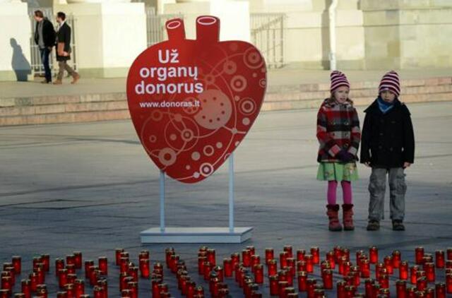13 miestų pagerbs organų donorus: degs 1607 žvakelės