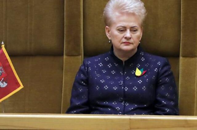 Lietuvoje siekiama prastumti baimės prezidentą