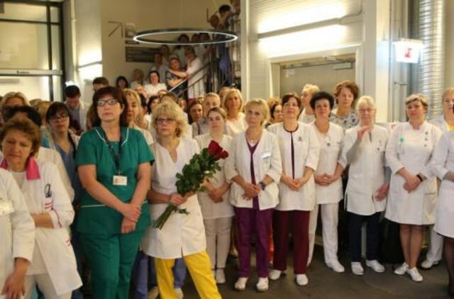 Pasveikinti Respublikinės Klaipėdos ligoninės slaugytojai