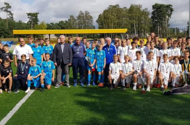 Klaipėdos futbolo mokyklos komanda – II vietos laimėtoja