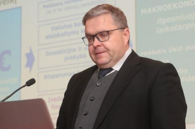 Siūloma sumažinti Lietuvos banko valdybos pirmininko algą