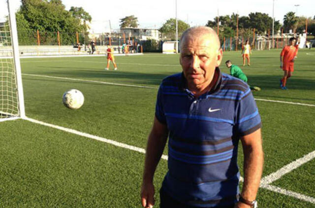 Futbolo treneriui Pranui Ivaškevičiui - 70 metų