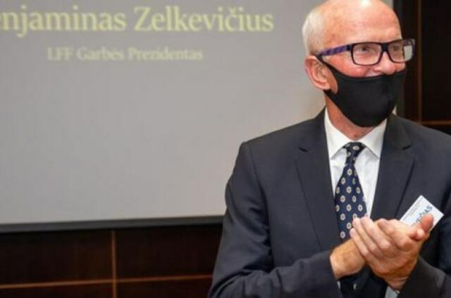 B. Zelkevičiui neeilinis įvertinimas – suteiktas LFF Garbės prezidento vardas