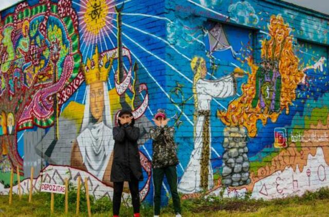 HipHop‘o ir sienų tapybos projektas Melnragėje - Baltų kultūra miesto sienose