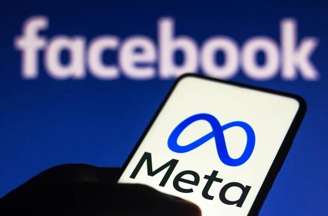 Meta ir "Facebook" logotipai