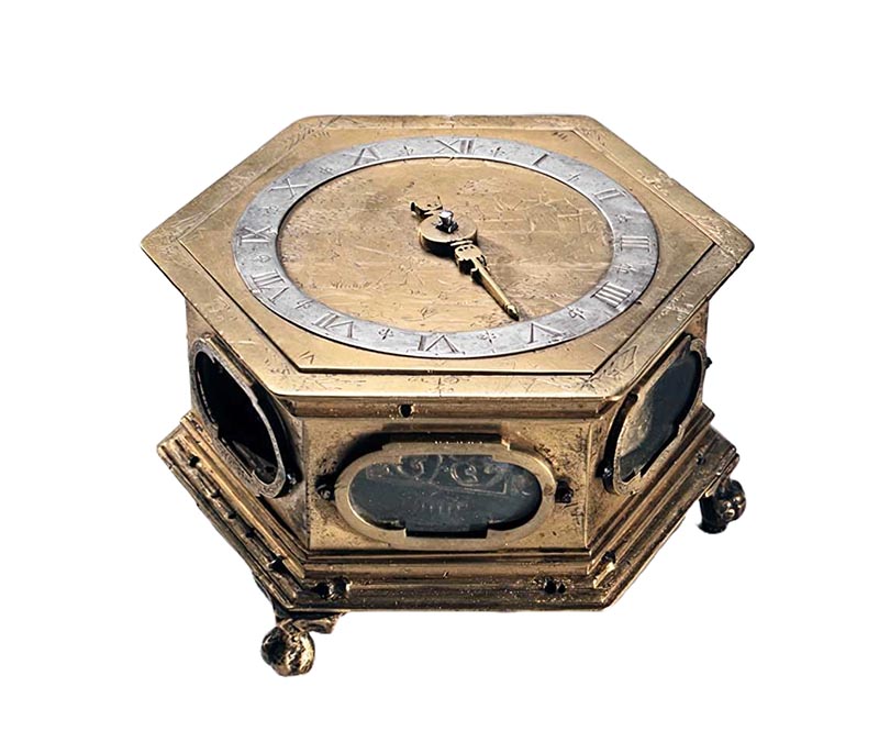Stalinis laikrodis, 1642 m. pagamintas Jokūbo Gierkės. 