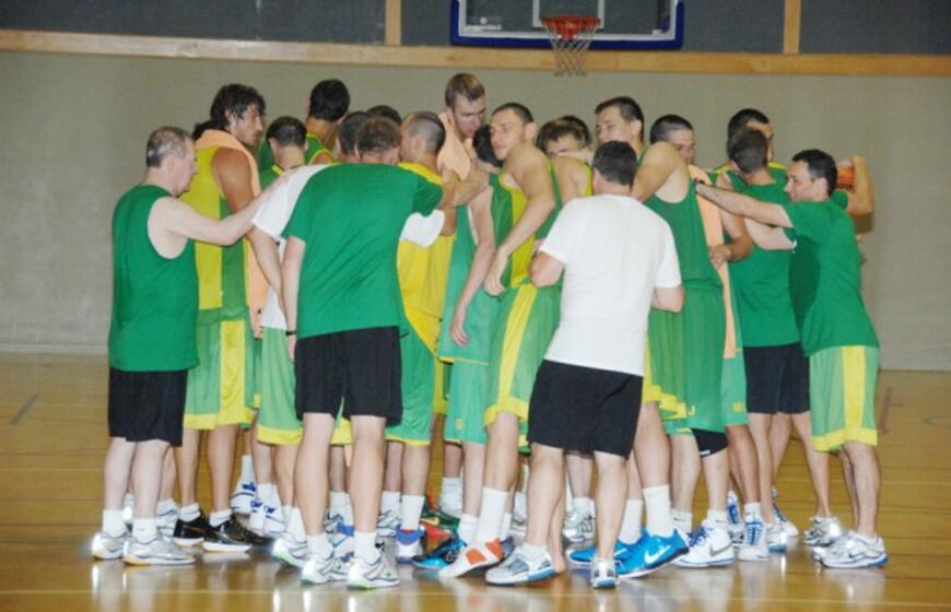 Lietuvos vyrų krepšinio rinktinės kandidatų treniruotė Klaipėdoje